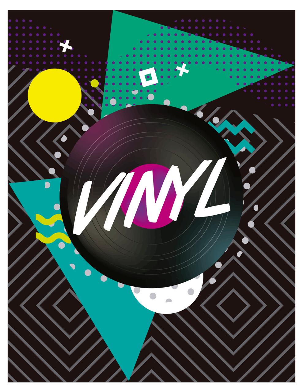 Vinyl 90's Fiesta Pop